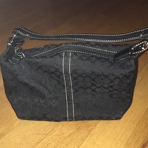 Coach mini cloth handbag